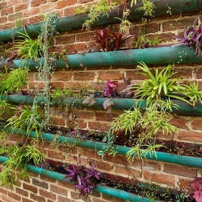 Cool Old Pipe Planters