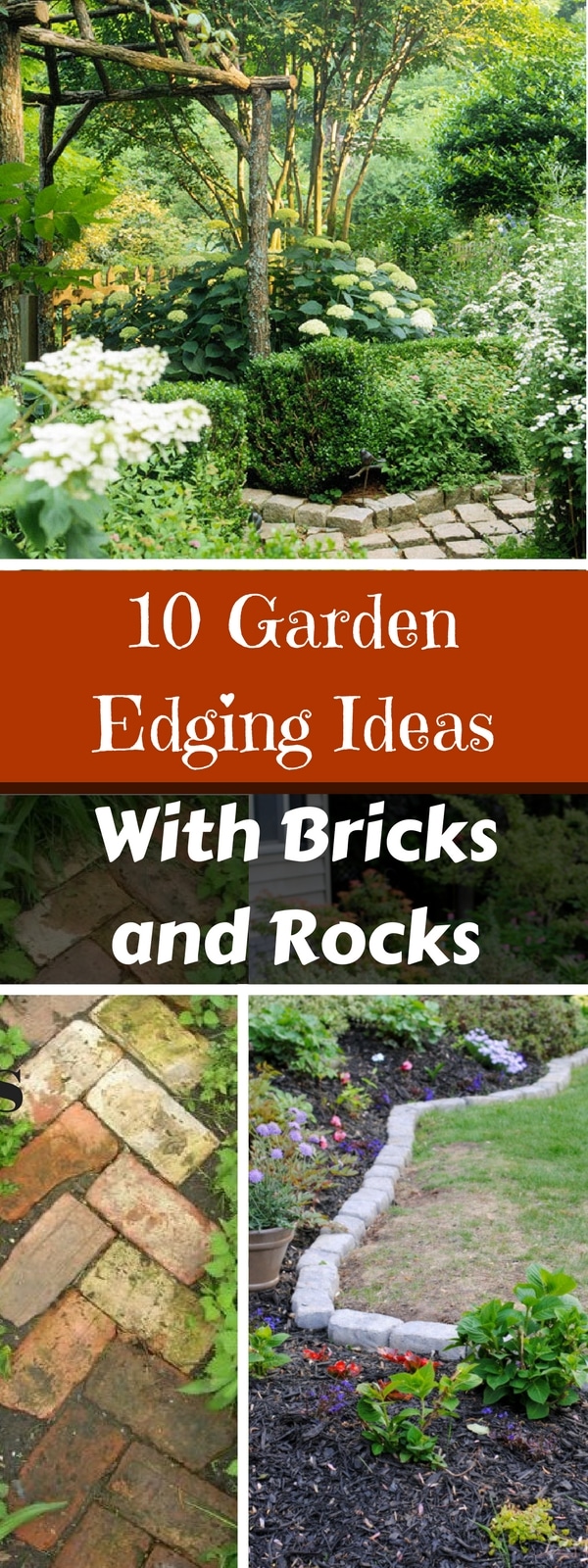 10 Garden Edging Ideas With Bricks and Rocks